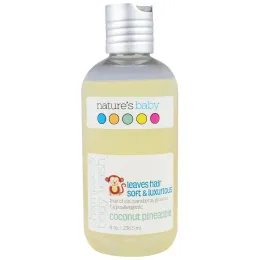 Nature's Baby Organics, Шампунь и гель для душа, кокос и ананас, 8 унций (236,5 мл)