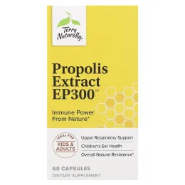 EuroPharma, Terry Naturally, Экстракт прополиса, 60 капсул