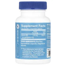 The Vitamin Shoppe, Витамин B6, 100 мг, 100 растительных капсул
