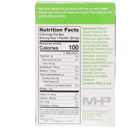 Fit & Lean, Fit & Lean Instant Pudding Mix, Chocolate Donut, 6-0.89 oz Packets, Net Wt 5.39 oz (153 g)