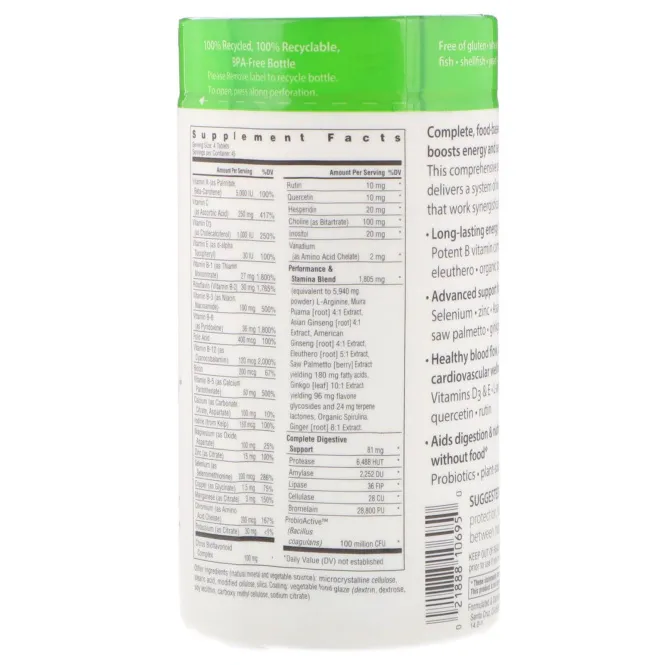 Rainbow Light, Performance Energy для мужчин, пищевые мультивитамины, 180 таблеток