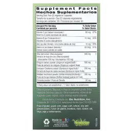 Bio Nutrition, Immune Wellness, листья оливы и орегано, 60 вегетарианских капсул