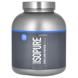 Nature's Best, IsoPure, IsoPure, белковый порошок, ноль углеводов, сливочная ваниль, 4,5 фунта (2,04 кг)