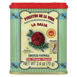 La Dalia, копченая паприка, острая, 70 г (2,4 унции)