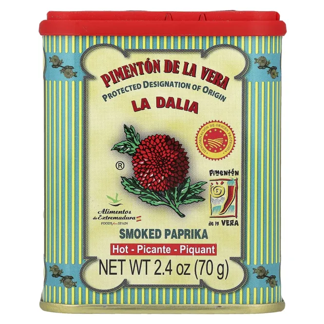 La Dalia, копченая паприка, острая, 70 г (2,4 унции)