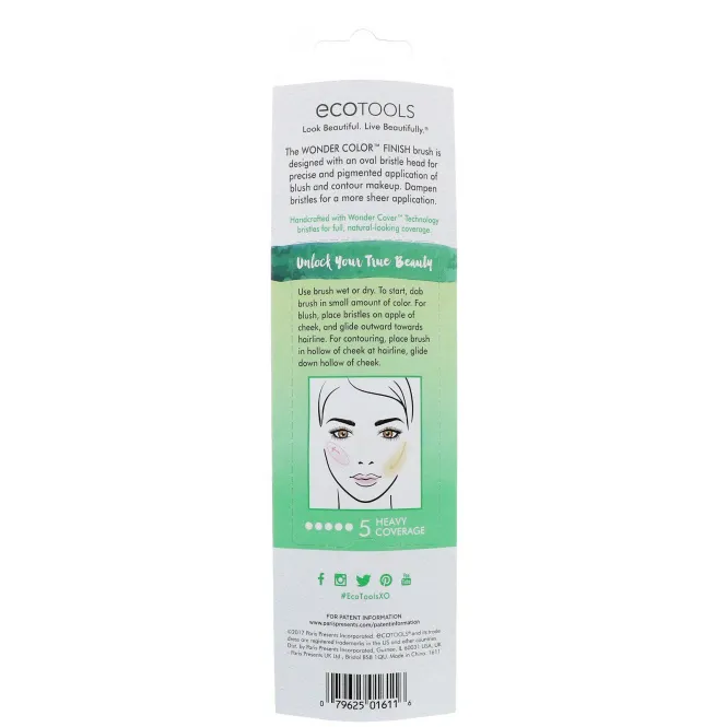 EcoTools, Щетка для нанесения румян, 1 щетка