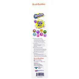 Brush Buddies, Shopkins, зубная щетка, набор для путешествий, мягкая, 2 шт