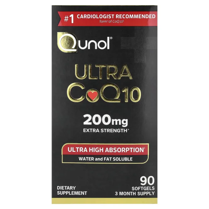 Qunol, Ultra CoQ10, 200 мг, 90 капсул