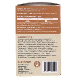 Fidobiotics, Good Guts, Coconut Peanut Butter, Daily Probiotic, For Lil Mutts, 3 Billion CFUs, 0.5 oz (15 g)