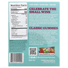 Enjoy Small Wins, жевательные таблетки, классический набор, персик, клубника, зеленое яблоко, арбуз, лайм, 6 пакетиков по 50 г (1,8 унции)