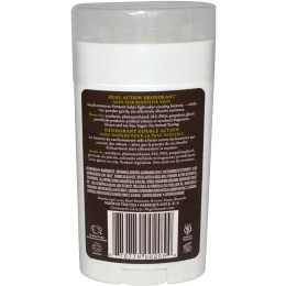 Hugo Naturals, Дезодорант двойного действия, мексиканский лайм и бергамот, 42,5 г