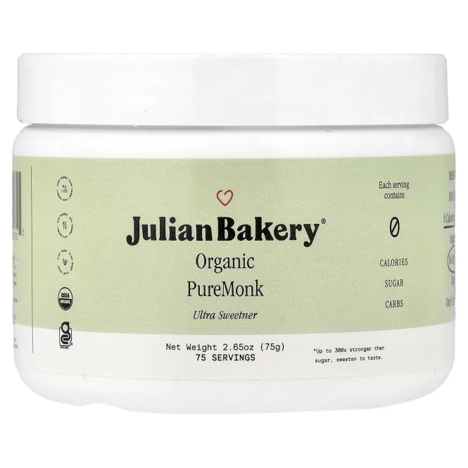 Julian Bakery, органический подсластитель PureMonk, 75 г (2,65 унции)