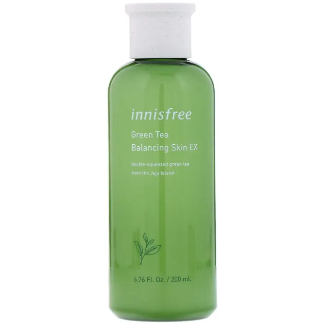Innisfree, Балансирующий тонер с экстрактом зеленого чая, 200 мл