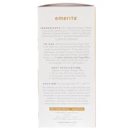 Emerita, Hair Removal Sugar Wax kit for Face and Body, Organic, 5.5 oz (155 g)