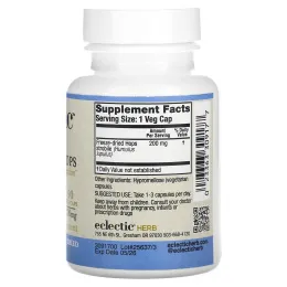 Eclectic Institute, Шишки хмеля, 200 мг, 90 вегетарианских капсул без ГМО