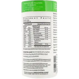 Rainbow Light, Усовершенствованная ферментная система, формула быстрого высвобождения, 180 вегетарианских капсул