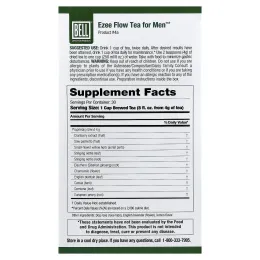 Bell Lifestyle, Ezee Flow Tea ™ для мужчин, 120 г (4,2 унции)