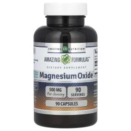 Amazing Nutrition, Оксид магния, 500 мг, 90 капсул