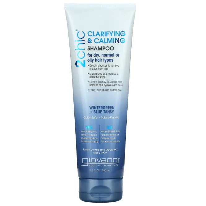 Giovanni, 2chic, Clarifying & Calming, Shampoo, 8.5 fl oz (250 ml)