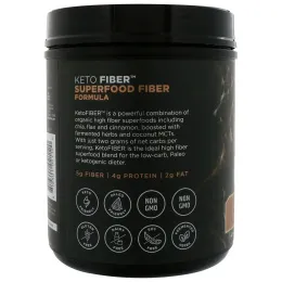 Dr. Axe / Ancient Nutrition, Keto Fiber, чудо-пища с клетчаткой, 17,6 унц. (500 г)