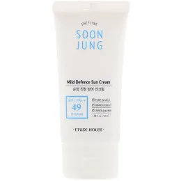 Etude, Soon Jung, Mild Defence Sun Cream, 1.69 fl oz (50 ml)