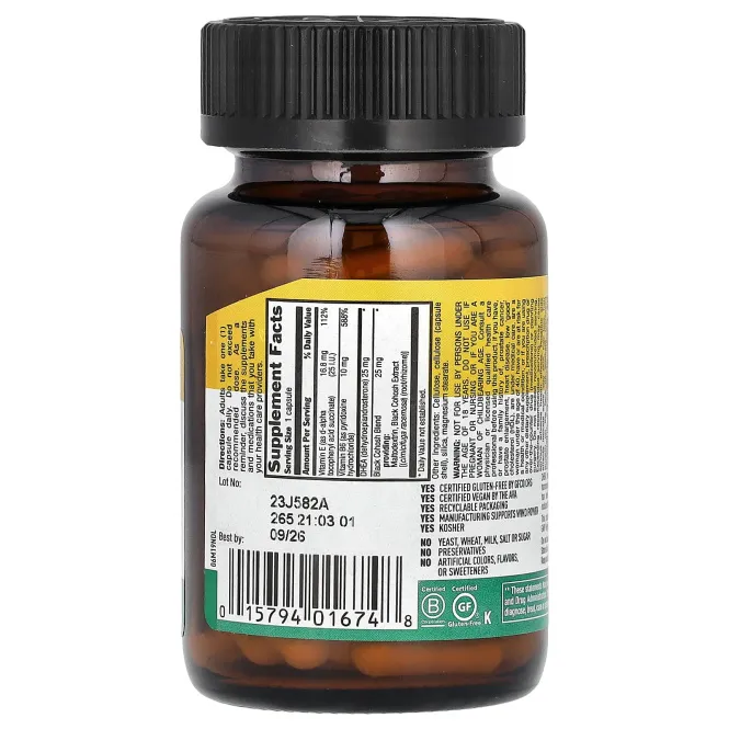 Country Life, Комплекс ДГЭА (дегидроэпиандростерона), для женщин, 60 вегетарианских капсул