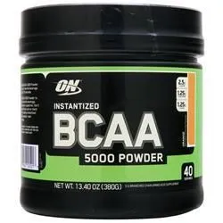 Optimum Nutrition, Инстанцированный BCAA 5000 в порошке Апельсин 380 грамм