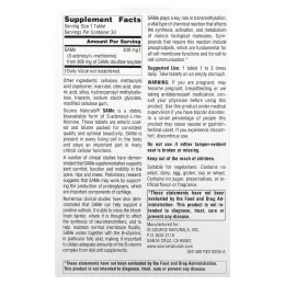 Source Naturals, SAMe, 400 мг, 30 таблеток с энтеросолюбильным покрытием