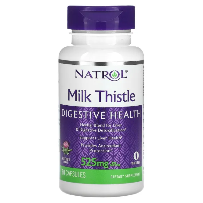 Natrol Расторопша 525 мг, 60 капсул