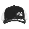 MuscleTech, Snapback Trucker Cap, Black/White, 1 Count