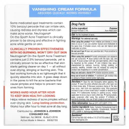 Neutrogena, Средство для лечения акне On-the-Sport, 0,75 унц. (21 г)