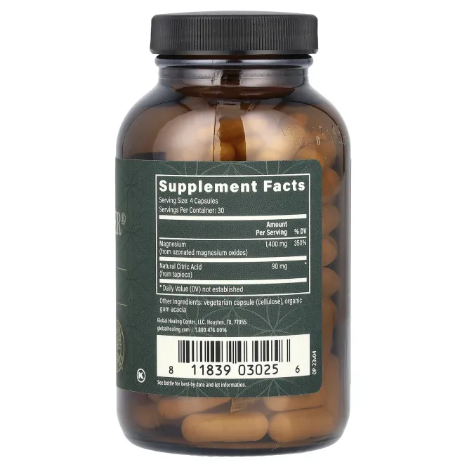 Global Healing, кислородный порошок, 120 капсул