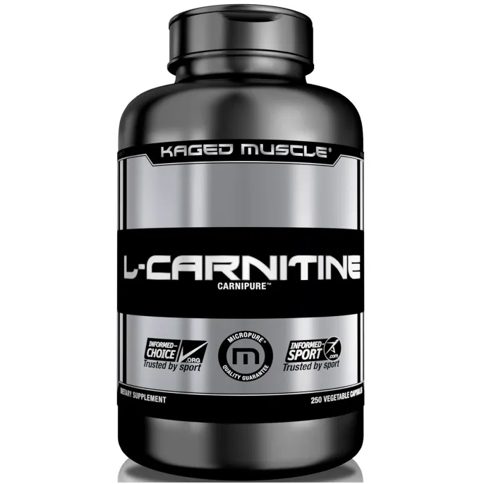 Kaged Muscle, L-карнитин, 250 капсул в растительной оболочке