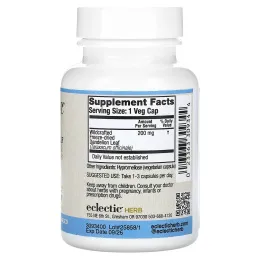 Eclectic Herb, листья одуванчика, 200 мг, 90 капсул VegCaps