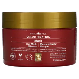 Surya Brasil, Фиксация цвета - восстанавливающая маска для волос, 7,6 жидких унций (225 г)
