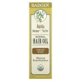 Badger Company, Масло для волос с жожоба, розмарином и чайным деревом, 2 жидких унции (59,1 мл)