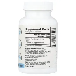 Vitacost, Advanced, экстракт сосновой коры Pycnogenol®, 100 мг, 30 капсул