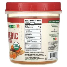 BareOrganics, Порошок из корня куркумы, 227 г (8 унций)