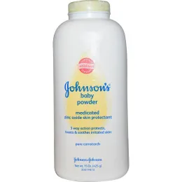 Johnson's Baby, Детская присыпка, лечебная, 425 г (15 унций)