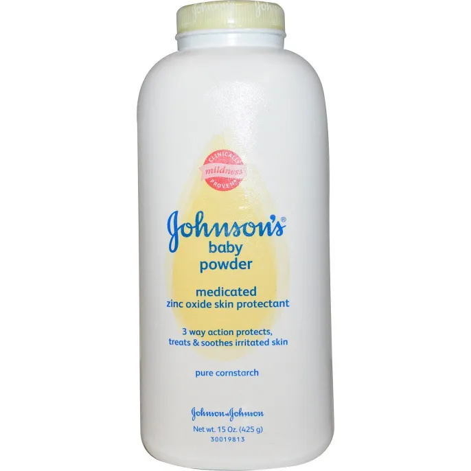Johnson's Baby, Детская присыпка, лечебная, 425 г (15 унций)