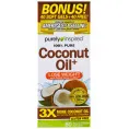 Purely Inspired, Кокосовое масло+, 80 легко проглатываемых мягких желатиновых конфет