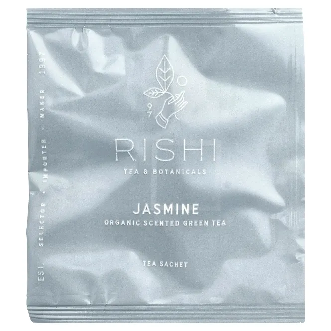 Rishi Tea, Органический ароматизированный зеленый чай, жасмин, 15 пакетиков, 36 г (1,26 унции)