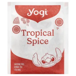 Yogi Tea, травяной чай, тропические пряности, без кофеина, 16 чайных пакетиков, 32 г (1,12 унции)