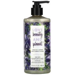 Love Beauty and Planet, Soothing Spa, мыло для рук, «Аргановое масло и лаванда», 400 мл (13,5 жидк. унции)