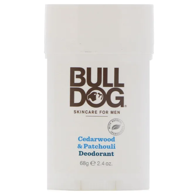 Bulldog Skincare For Men, Дезодорант из кедрового дерева и пачули, 68 г
