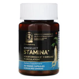 JungKwanJang, Koreselect, Stamina, 30 Veggie Capsules