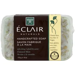 Eclair Naturals, Мыло ручной работы, овсянка и мята, 6 уний (170 г)