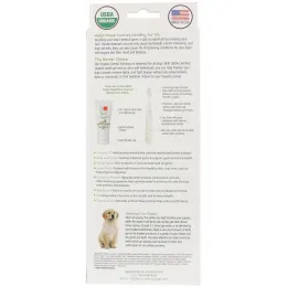 RADIUS, USDA Organic Dental Solutions, Ultra Soft Bristles, Puppy, 0-18 Months