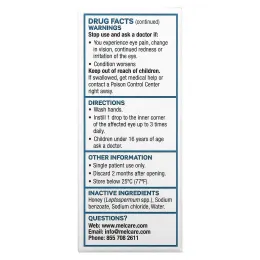 Optimel, Manuka + капли для сухих глаз, 10 мл (0,34 унции)