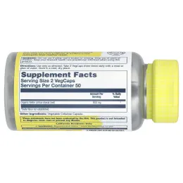 Solaray, Органически выращенная крапива, 450 мг, 100 капсул с оболочкой из ингредиентов растительного происхождения